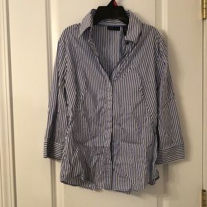 New York and Company 3/4 button down